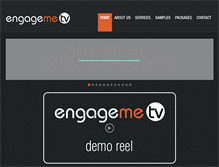 Tablet Screenshot of engagemetv.com